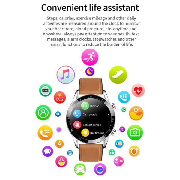 HAMTOD GT05 1.28 inch TFT Screen Smart Watch, Support Bluetooth Call / Sleep Monitoring (Black) - Image 9