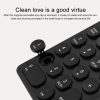FOETOR ik6610 Mini Wireless Numeric Keyboard (White Green) - Image 5