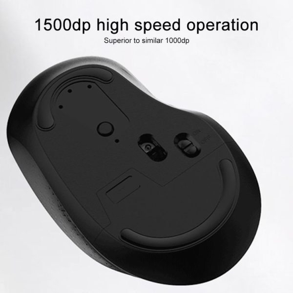 FOETOR M701Y Dual-mode Silent Wireless Mouse (Grey) - Image 2