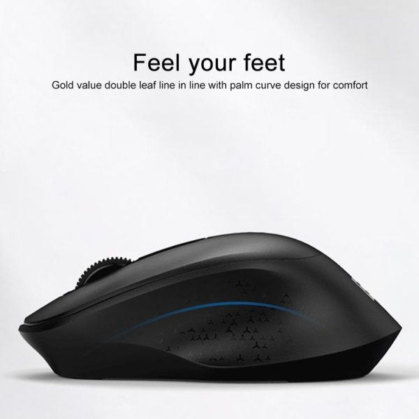 FOETOR M701Y Dual-mode Silent Wireless Mouse (Grey) - Image 4