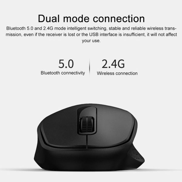 FOETOR M701Y Dual-mode Silent Wireless Mouse (Grey) - Image 6