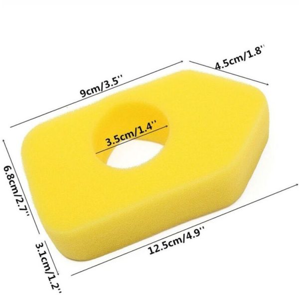 5 PCS Air Filter Foam Element for Briggs & Stratton 698369 - Image 3