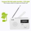 RD-638T Two-band Solar Powered AM / FM Radio Player Flashlight with Dynamo Function (White) - Image 3