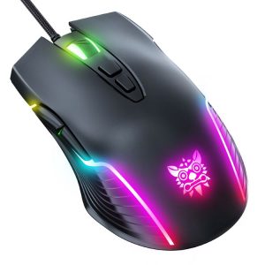 ONIKUMA CW905 RGB Lighting Wired Mouse (Black)