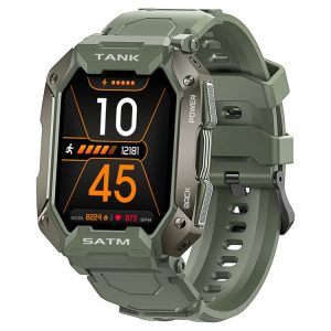 TANK M1 1.72 TFT Screen Smart Watch, Support Sleep Monitoring / Heart Rate Monitoring (Army Green)