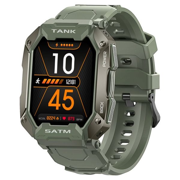 TANK M1 1.72 TFT Screen Smart Watch, Support Sleep Monitoring / Heart Rate Monitoring (Army Green)