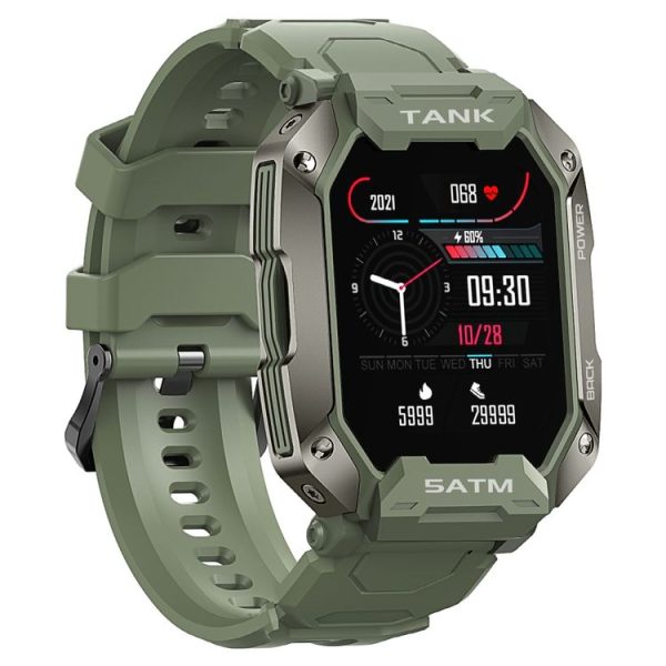 TANK M1 1.72 TFT Screen Smart Watch, Support Sleep Monitoring / Heart Rate Monitoring (Army Green) - Image 2