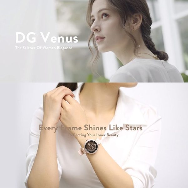 DOOGEE DG Venus 1.09 inch Screen Smartwatch, IP68 Waterproof, Support 7 Sports Modes & Female Care (Gold) - Image 4