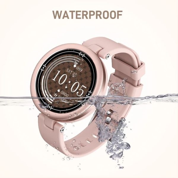 DOOGEE DG Venus 1.09 inch Screen Smartwatch, IP68 Waterproof, Support 7 Sports Modes & Female Care (Gold) - Image 7