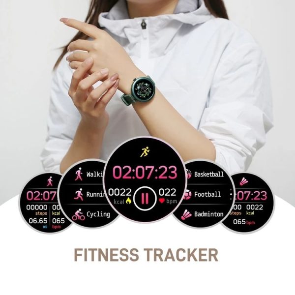 DOOGEE DG Venus 1.09 inch Screen Smartwatch, IP68 Waterproof, Support 7 Sports Modes & Female Care (Gold) - Image 8