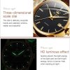 OLEVS 6898 Women Fashion Waterproof Dual Calendar Quartz Watch (Brown White) - Image 8