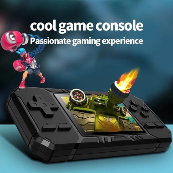 S8 3.0 inch Screen Classic Handheld Game Console Built-in 520 Games (Black) - Image 2