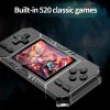 S8 3.0 inch Screen Classic Handheld Game Console Built-in 520 Games (Black) - Image 4