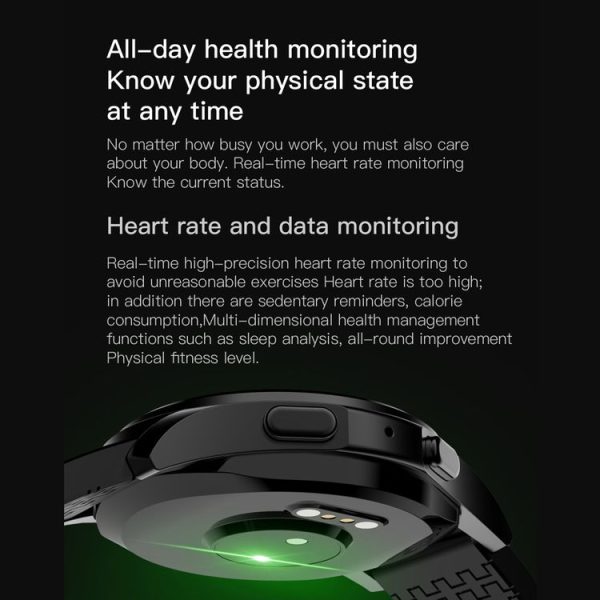 HAMTOD N1 1.3 inch TFT Screen Acrylic Surface Smart Watch, Support Bluetooth Call / Sleep Monitoring (Silver) - Image 4