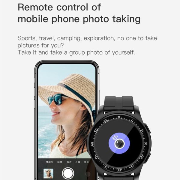 HAMTOD N1 1.3 inch TFT Screen Acrylic Surface Smart Watch, Support Bluetooth Call / Sleep Monitoring (Silver) - Image 6