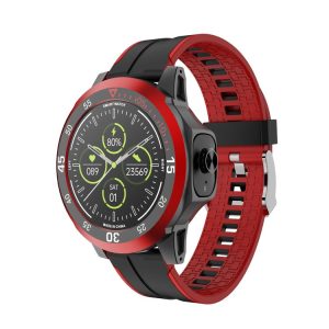 HAMTOD N16 1.3 inch HD Screen Smart Earphone Watch, Support Bluetooth Call / Sleep Monitoring (Red)