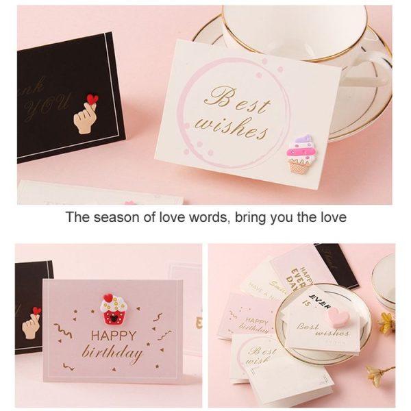 20 PCS 3D Holiday Blessing And Thanksgiving Card (Torch Ice Cream Icon) - Image 7