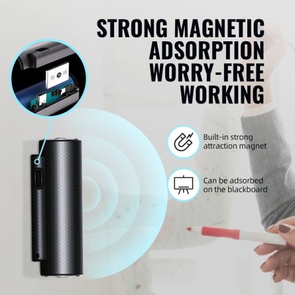 Q76 Smart HD Noise Reduction Voice Control Strong Magnetic Recording Pen, Capacity: 4GB (Black) - Image 4