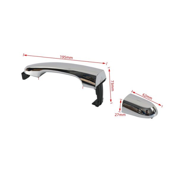 A6849-03 Car Rear Right Door Outside Handle 82651-2P010 for Kia Sorento 2011-2015 - Image 5