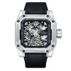 NORTH EDGE Space X Hollow Through The Bottom Automatic Mechanical Luminous Watch For Men (Black) - Image 2