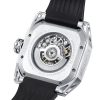 NORTH EDGE Space X Hollow Through The Bottom Automatic Mechanical Luminous Watch For Men (Black) - Image 4