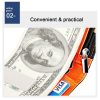 9653SN Men and Women Two-fold RFID Anti-theft Genuine Leather Wallet with Y-shaped Front Pocket (Orange) - Image 7