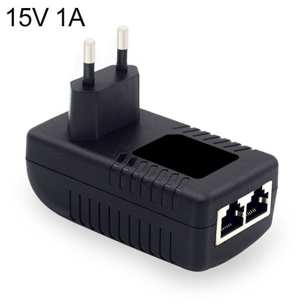 15V 1A Router AP Wireless POE / LAD Power Adapter (EU Plug)