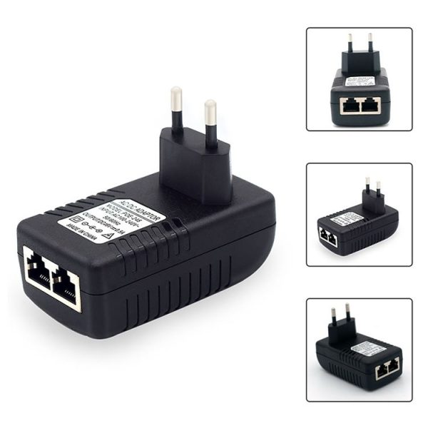15V 1A Router AP Wireless POE / LAD Power Adapter (EU Plug) - Image 2