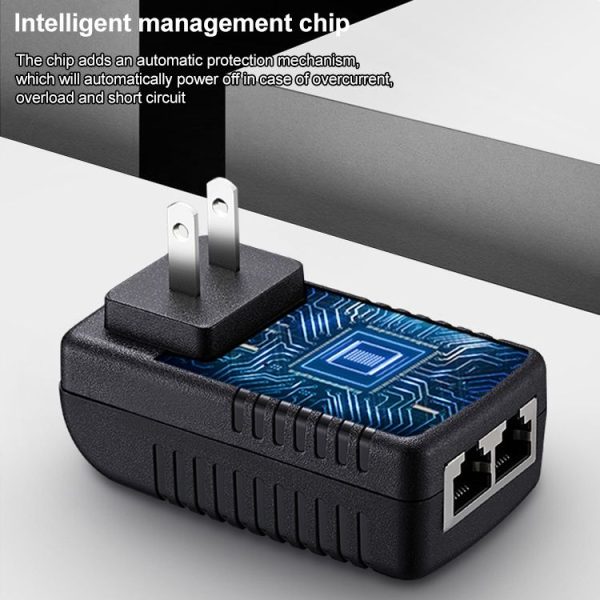 15V 1A Router AP Wireless POE / LAD Power Adapter (EU Plug) - Image 4
