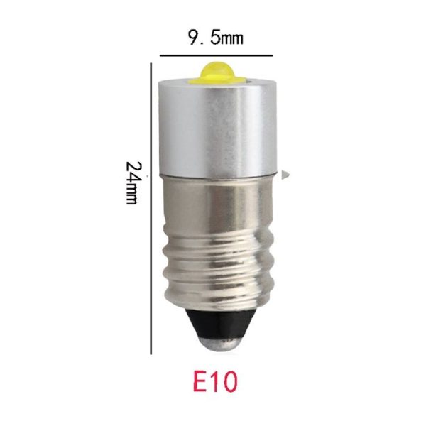 E10 3W 1 LED 3535 SMD 150-200 LM LED Flashlight (6-24V) - Image 4