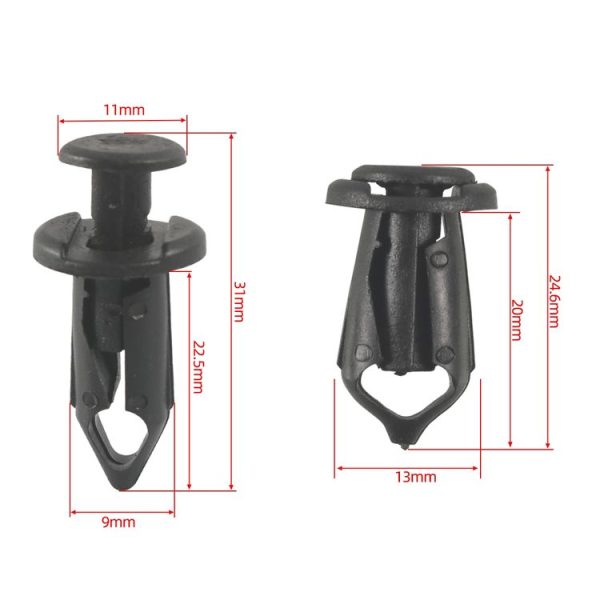 A6854 35 in 1 Car Hood Fender Bumper Fixing Kit for Infiniti G35 Sedan 2003-2008 - Image 3