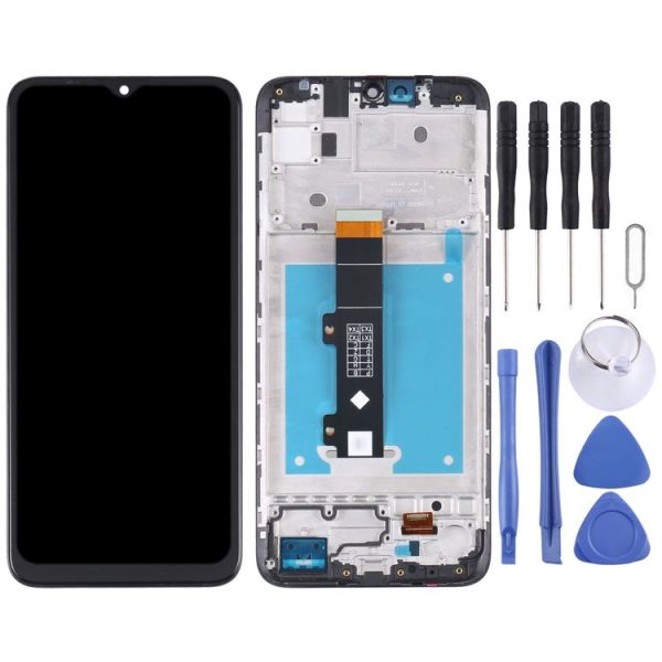 TFT LCD Screen for Motorola Moto E20 Digitizer Full Assembly with Frame - Image 2