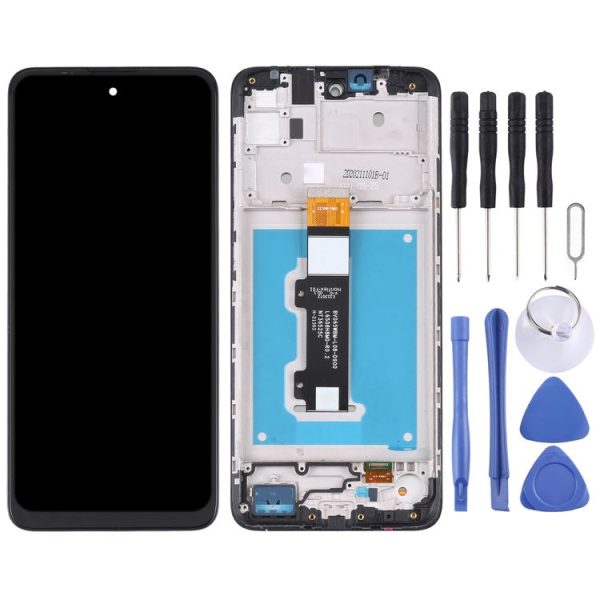 TFT LCD Screen for Motorola Moto E40 / E30 Digitizer Full Assembly with Frame - Image 2