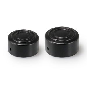 HP-A006 Motorcycle Modified Rear Axle Nut Covers Caps for Harley Sportster S (Black)