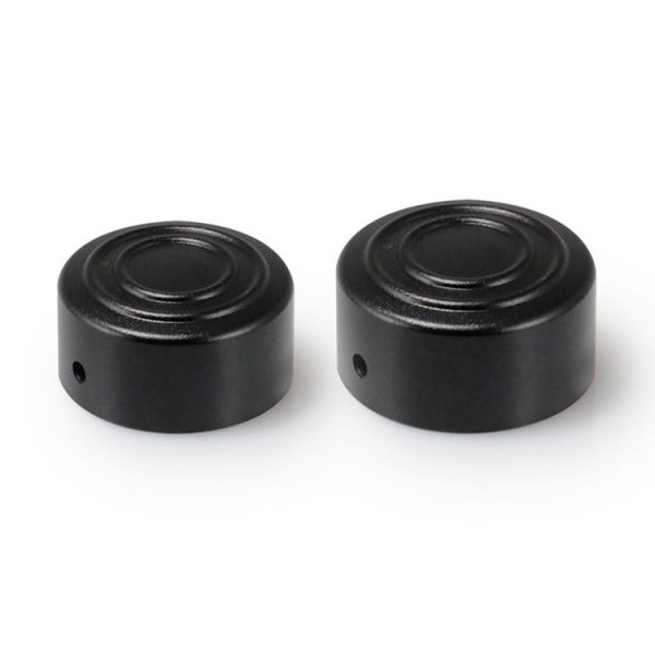 HP-A006 Motorcycle Modified Rear Axle Nut Covers Caps for Harley Sportster S (Black)