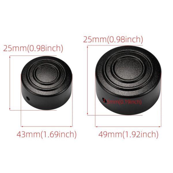 HP-A006 Motorcycle Modified Rear Axle Nut Covers Caps for Harley Sportster S (Black) - Image 3