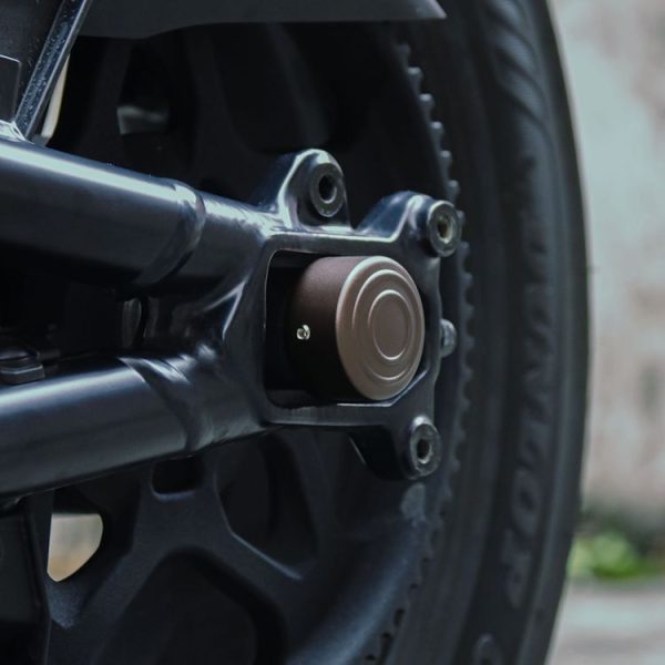 HP-A006 Motorcycle Modified Rear Axle Nut Covers Caps for Harley Sportster S (Black) - Image 6
