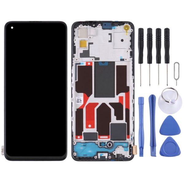 Original LCD Screen For OPPO Reno5 5G / Find X3 Lite with Digitizer Full Assembly with Frame - Image 2