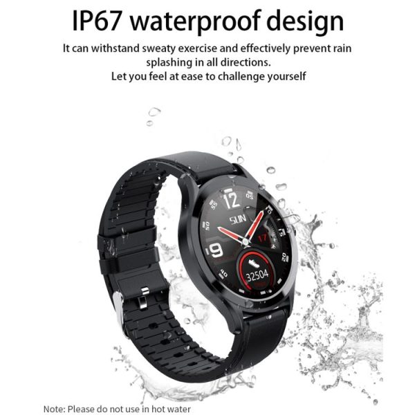 MK10 1.3 inch IPS Color Full-screen Touch Steel Strap Smart Watch, Support Weather Forecast / Heart Rate Monitor / Sleep Monitor / Blood Pressure Monitoring (Silver) - Image 4