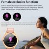 MK10 1.3 inch IPS Color Full-screen Touch Steel Strap Smart Watch, Support Weather Forecast / Heart Rate Monitor / Sleep Monitor / Blood Pressure Monitoring (Silver) - Image 8