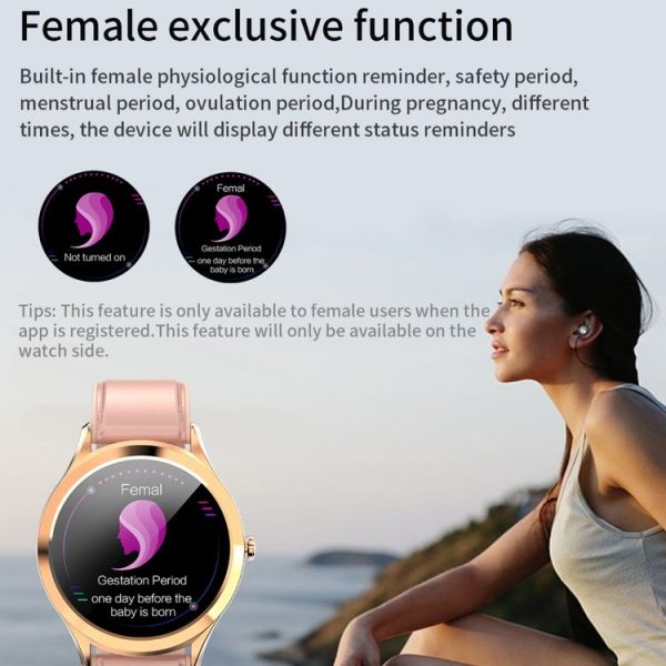 MK10 1.3 inch IPS Color Full-screen Touch Steel Strap Smart Watch, Support Weather Forecast / Heart Rate Monitor / Sleep Monitor / Blood Pressure Monitoring (Silver) - Image 8