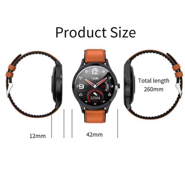 MK10 1.3 inch IPS Color Full-screen Touch Steel Strap Smart Watch, Support Weather Forecast / Heart Rate Monitor / Sleep Monitor / Blood Pressure Monitoring (Silver) - Image 9