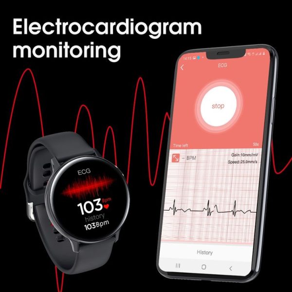 S20S 1.4 inch HD Screen Smart Watch, IP68 Waterproof, Support Music Control / Bluetooth Photograph / Heart Rate Monitor / Blood Pressure Monitoring (Silver) - Image 5