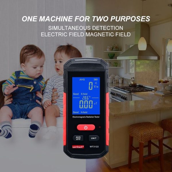 Wintact WT3122 Household Electromagnetic Radiation Tester - Image 3