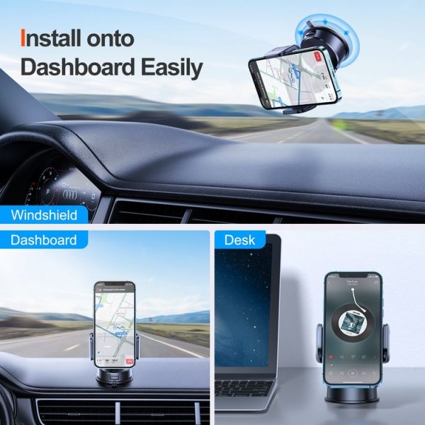 JOYROOM JR-ZS284 Car Dashboard Phone Holder (Black) - Image 3