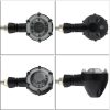 2 PCS PE-ZSD-174 Motorcycle Flashing Rotation Mode LED Two-color Modified Round Turn Signal Light (Yellow + White Light) - Image 3