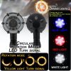 2 PCS PE-ZSD-174 Motorcycle Flashing Rotation Mode LED Two-color Modified Round Turn Signal Light (Yellow + White Light) - Image 7