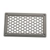 A6790 198x114mm Grey Rectangle Louvered Ventilation Plastic Venting Panel Cover - Image 2