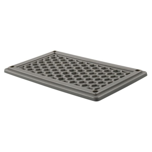 A6790 198x114mm Grey Rectangle Louvered Ventilation Plastic Venting Panel Cover - Image 5