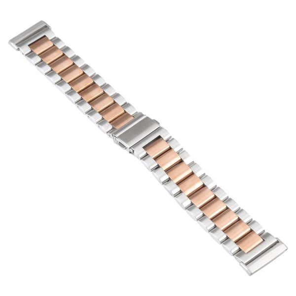 Fitbit Versa 4 / Sense 2 / Versa 3 / Sense 3 Beads Stainless Steel Watch Band - Image 2